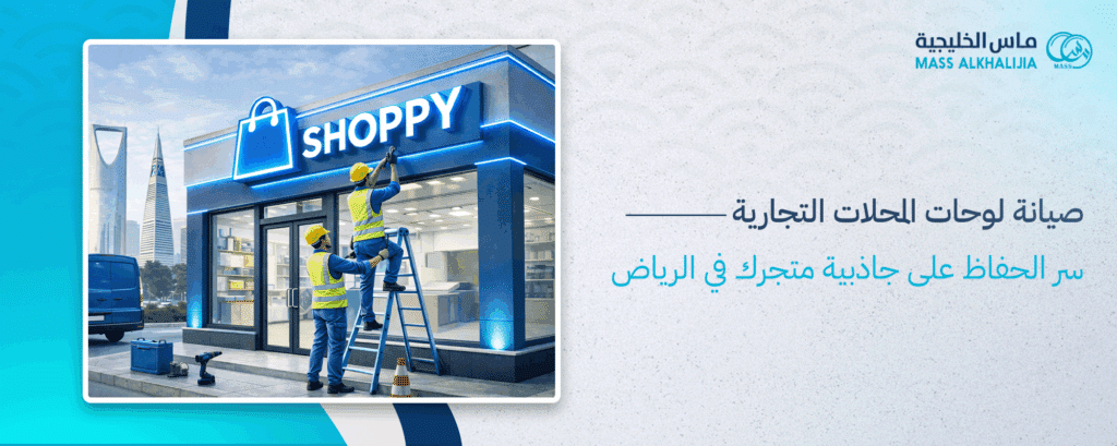 صيانة لوحات المحلات